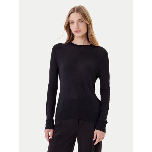 Calvin Klein Sweter LV044C339G Czarny Regular Fit ze sklepu MODIVO w kategorii Swetry damskie - zdjęcie 184920329