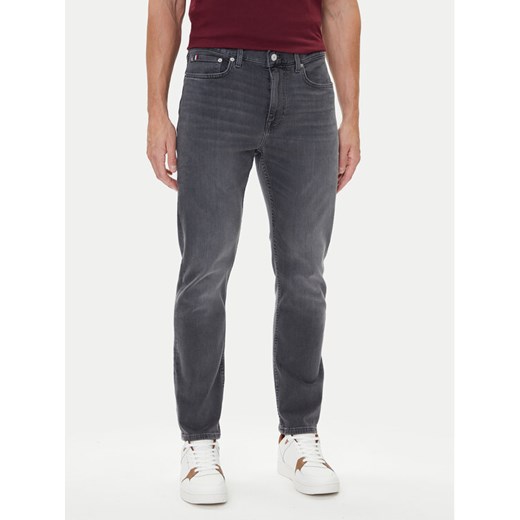 Tommy Hilfiger Jeansy Bleecker MW0MW39660 Szary Slim Fit ze sklepu MODIVO w kategorii Jeansy męskie - zdjęcie 184920999