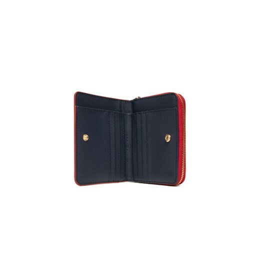 Tommy Hilfiger Mały Portfel Damski Th Icon Med Za Flap AW0AW17742 Czerwony Tommy Hilfiger OS MODIVO