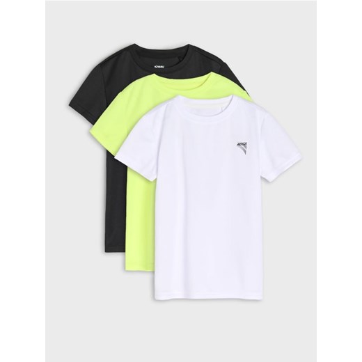 Sinsay - Koszulki 3 pack Active - czarny ze sklepu Sinsay w kategorii T-shirty chłopięce - zdjęcie 184923617