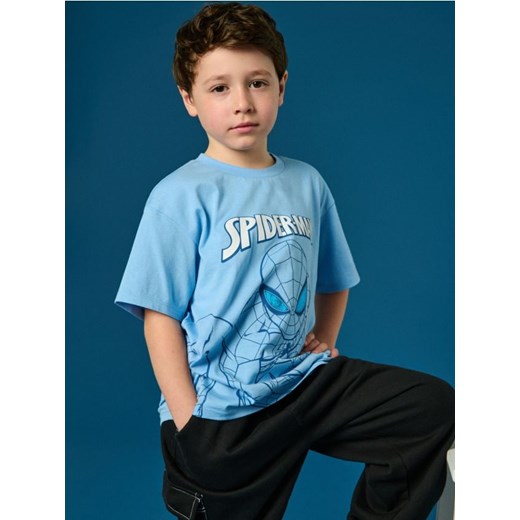 Sinsay - Koszulka Spider-Man - niebieski ze sklepu Sinsay w kategorii T-shirty chłopięce - zdjęcie 184923675