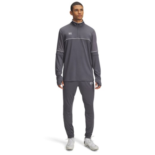 Męskie spodnie treningowe Under Armour UA M Challenger Training - szare ze sklepu Sportstylestory.com w kategorii Spodnie męskie - zdjęcie 184924586