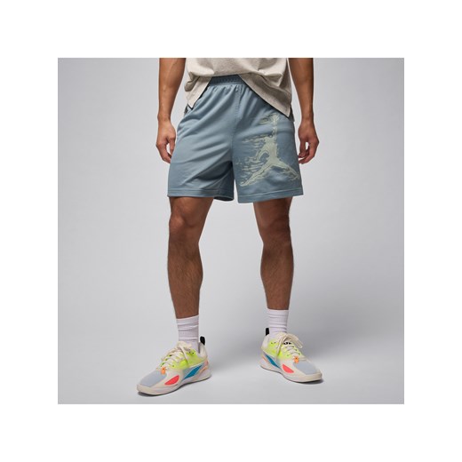 Męskie spodenki z nadrukiem Dri-FIT Jordan Sport - Szary ze sklepu Nike poland w kategorii Spodenki męskie - zdjęcie 184925138