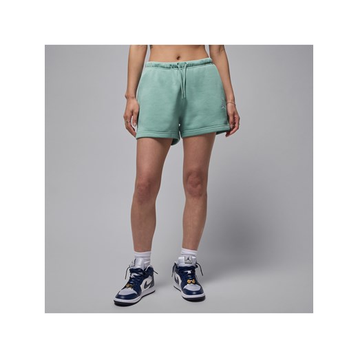 Spodenki damskie Jordan Brooklyn Fleece - Zieleń ze sklepu Nike poland w kategorii Szorty - zdjęcie 184925268