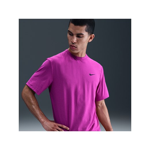 Męska uniwersalna koszulka z krótkim rękawem Dri-FIT UV Nike Hyverse - Fiolet ze sklepu Nike poland w kategorii T-shirty męskie - zdjęcie 184925365
