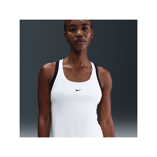Damska koszulka bez rękawów Dri-FIT Nike Pro - Biel ze sklepu Nike poland w kategorii Bluzki damskie - zdjęcie 184925395