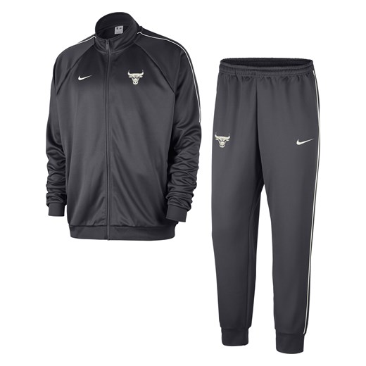 Dres męski NBA Nike Chicago Bulls Club Courtside - Szary ze sklepu Nike poland w kategorii Dresy męskie - zdjęcie 184925408