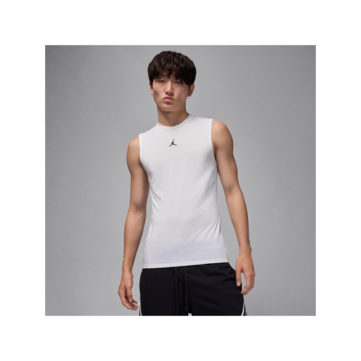 Męska termoaktywna koszulka bez rękawów Dri-FIT Jordan Sport - Biel ze sklepu Nike poland w kategorii T-shirty męskie - zdjęcie 184925468