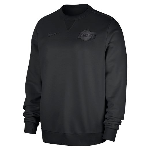 Męska bluza dresowa z półokrągłym dekoltem Nike Dri-FIT NBA Los Angeles Lakers Nike L Nike poland