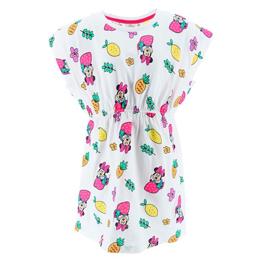 Disney Minnie Mouse Sukienka &quot;Minnie&quot; w kolorze białym ze wzorem ze sklepu Limango Polska w kategorii Sukienki dziewczęce - zdjęcie 184926735