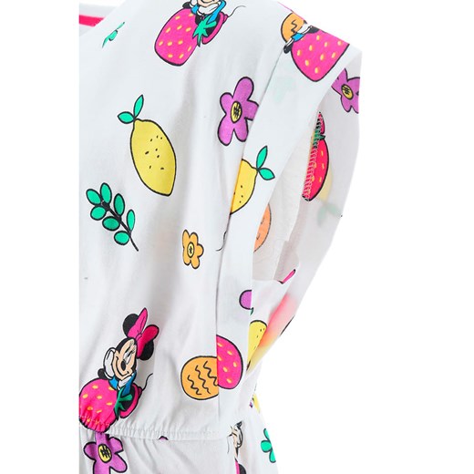 Disney Minnie Mouse Sukienka &quot;Minnie&quot; w kolorze białym ze wzorem 98 Limango Polska wyprzedaż