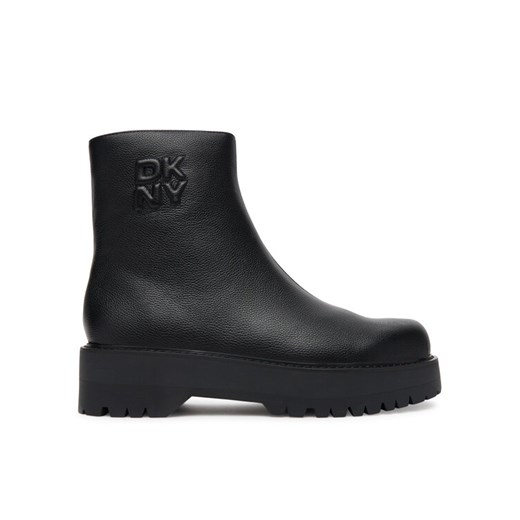 Botki DKNY Binyamin K3529944 Czarny ze sklepu eobuwie.pl w kategorii Botki - zdjęcie 184927758