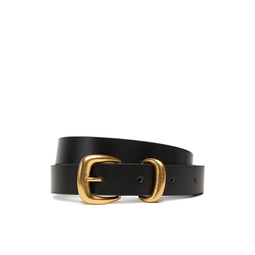Pasek Damski Calvin Klein Sarah 2 Piece Logo Buckle Belt LV04K7012G Czarny ze sklepu eobuwie.pl w kategorii Paski damskie - zdjęcie 184927767