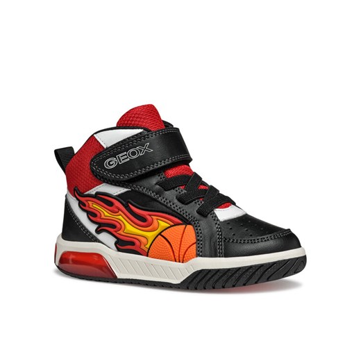Sneakersy Geox J Inek J569CC 05411 C0048 D Czarny ze sklepu eobuwie.pl w kategorii Buty sportowe dziecięce - zdjęcie 184927777