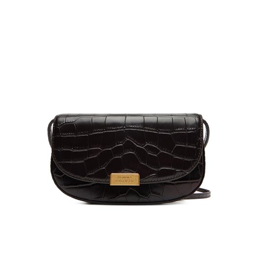 Torebka Tommy Hilfiger Party Le Mini Crossover Croc AW0AW18203 Brązowy ze sklepu eobuwie.pl w kategorii Listonoszki - zdjęcie 184927786