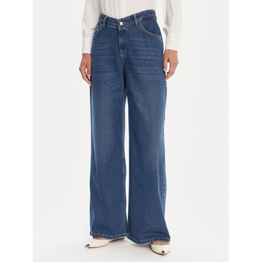Rinascimento Jeansy CFC0125151003 Niebieski Wide Leg ze sklepu MODIVO w kategorii Jeansy damskie - zdjęcie 184928098