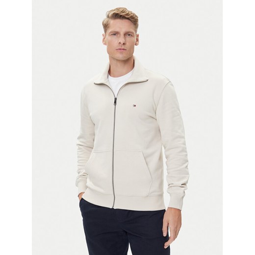 Tommy Hilfiger Bluza Essential MW0MW38084 Beżowy Regular Fit ze sklepu MODIVO w kategorii Bluzy męskie - zdjęcie 184928125