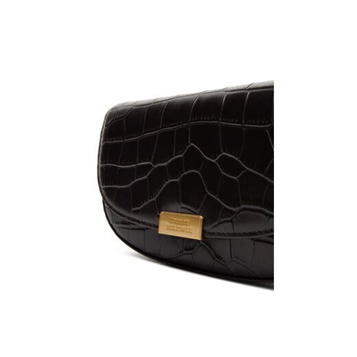 Tommy Hilfiger Torebka Party Le Mini Crossover Croc AW0AW18203 Brązowy Tommy Hilfiger OS MODIVO