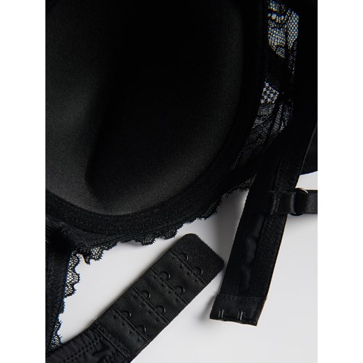 Reserved - Modulowany biustonosz z fiszbinami - czarny Reserved 80C Reserved