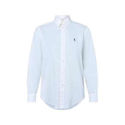 Polo Ralph Lauren Damska bluzka koszulowa Kobiety Bawełna écru jednolity ze sklepu vangraaf w kategorii Koszule damskie - zdjęcie 184928989