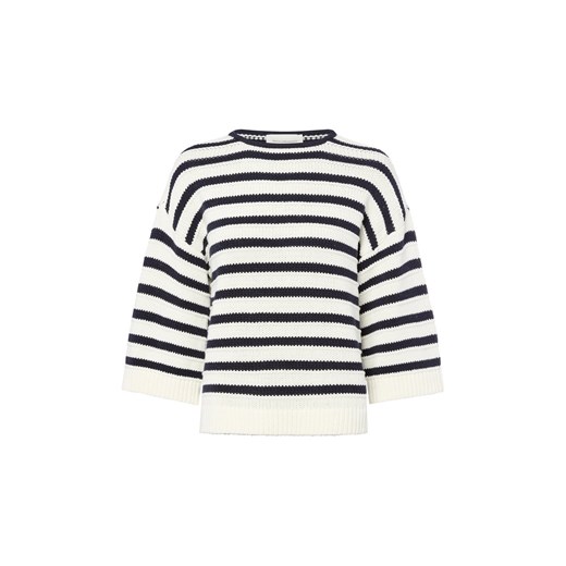 Msch Copenhagen Damski sweter z dzianiny - MSCHLeika Jillena Kobiety dzianina grubo tkana écru w paski ze sklepu vangraaf w kategorii Swetry damskie - zdjęcie 184928995