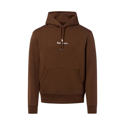 Polo Ralph Lauren Męski sweter z kapturem Mężczyźni kasztanowy jednolity ze sklepu vangraaf w kategorii Bluzy męskie - zdjęcie 184929006