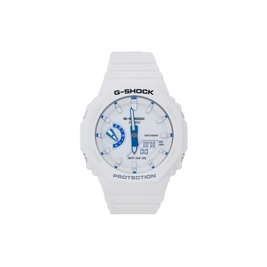 G-Shock Zegarek GA-2100HDS-7AER Biały ze sklepu MODIVO w kategorii Zegarki - zdjęcie 184929257