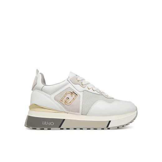 Liu Jo Sneakersy Maxi Wonder 01 BF5009 PX685 Biały ze sklepu MODIVO w kategorii Buty sportowe damskie - zdjęcie 184929308