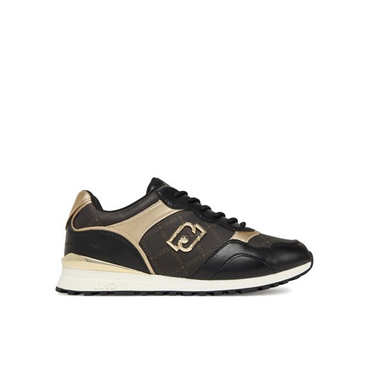 Liu Jo Sneakersy Maxi Wonder Low 02 BF5015 PX689 Czarny ze sklepu MODIVO w kategorii Buty sportowe damskie - zdjęcie 184929325