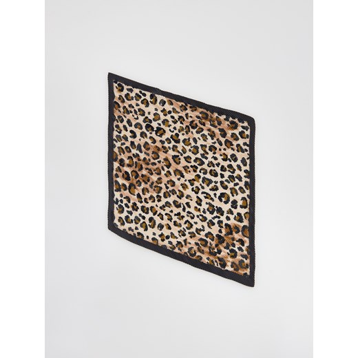 Reserved - Wzorzysta apaszka - brązowy Reserved ONE SIZE Reserved