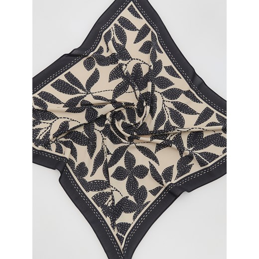Reserved - Wzorzysta apaszka - czarny Reserved ONE SIZE Reserved