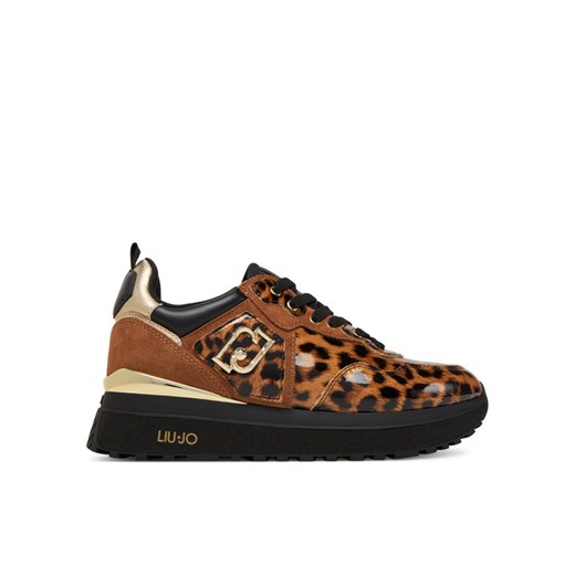 Sneakersy Liu Jo Maxi Wonder 01 BF5009 EX332 Brązowy ze sklepu eobuwie.pl w kategorii Buty sportowe damskie - zdjęcie 184930509