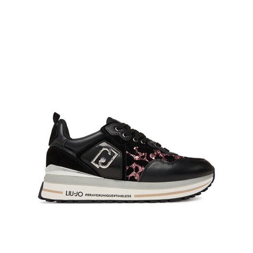 Sneakersy Liu Jo Maxi Wonder 01 BF5009 PX682 Czarny ze sklepu eobuwie.pl w kategorii Buty sportowe damskie - zdjęcie 184930528
