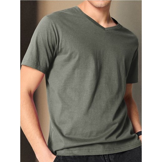 Sinsay - Koszulka - zielony ze sklepu Sinsay w kategorii T-shirty męskie - zdjęcie 184934256