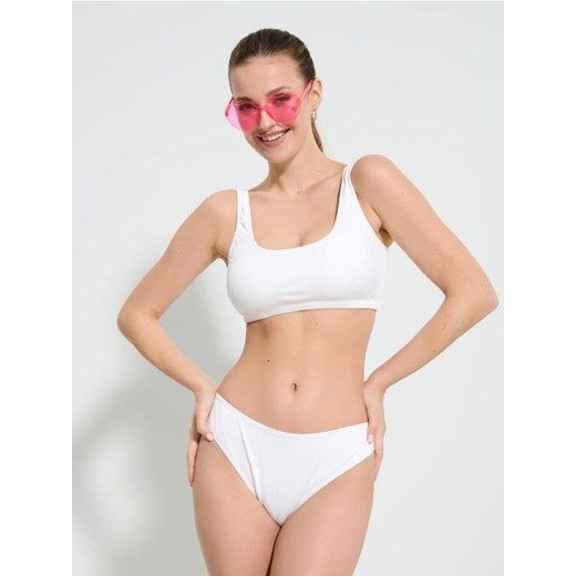 Sinsay - Góra od bikini - kremowy Sinsay XS okazja Sinsay