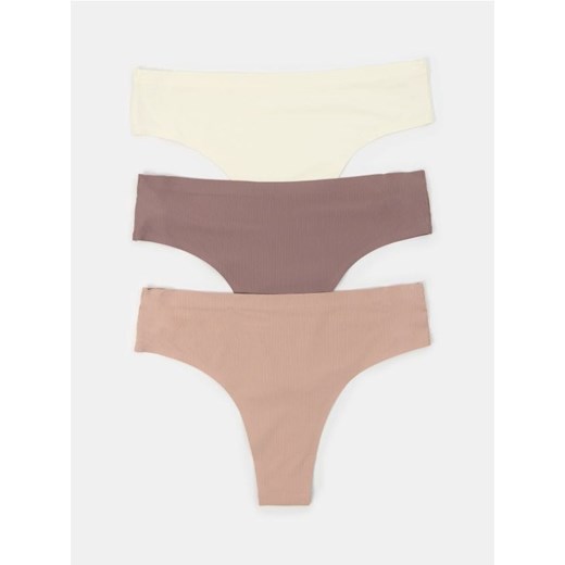 Sinsay - Prążkowane brazyliany 3 pack - wielobarwny Sinsay XS Sinsay