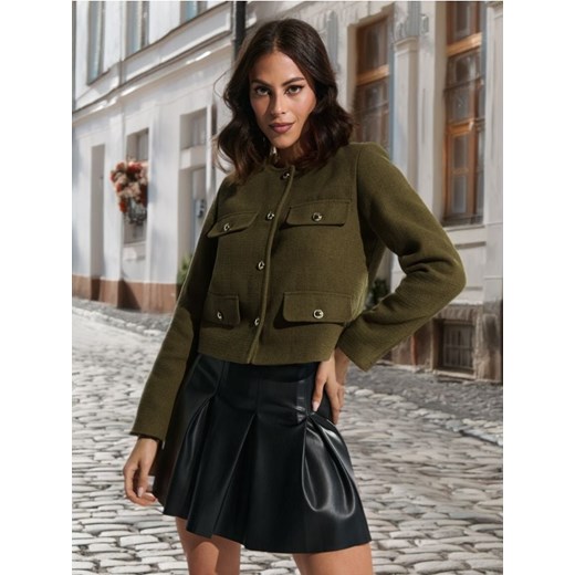 Sinsay - Żakiet - khaki ze sklepu Sinsay w kategorii Marynarki damskie - zdjęcie 184934695