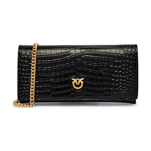 Pinko Skórzana torebka na ramię/portfel FLAT WALLET ze sklepu Gomez Fashion Store w kategorii Listonoszki - zdjęcie 184935969