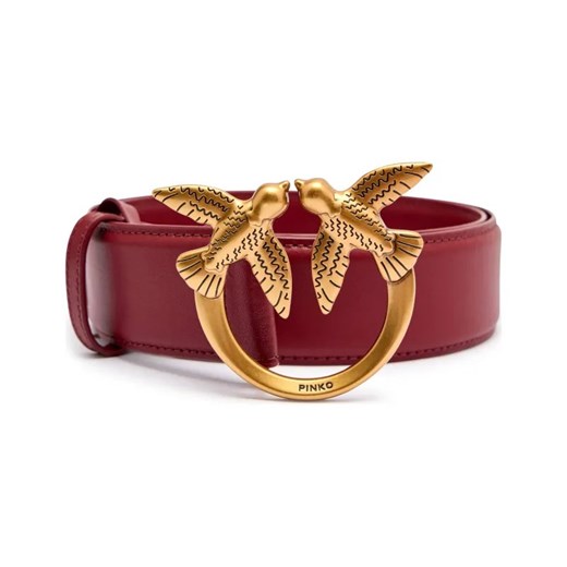 Pinko Skórzany pasek LOVE BERRY ze sklepu Gomez Fashion Store w kategorii Paski damskie - zdjęcie 184935985