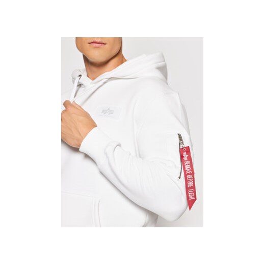 Alpha Industries Bluza Back Print 178318 Biały Regular Fit Alpha Industries XXL MODIVO