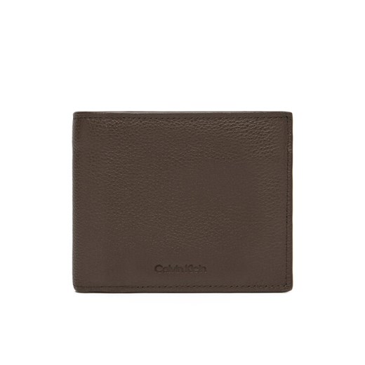 Duży Portfel Męski Calvin Klein Micropebble Billfold W Coin LV04D1033G Brązowy Calvin Klein OS eobuwie.pl