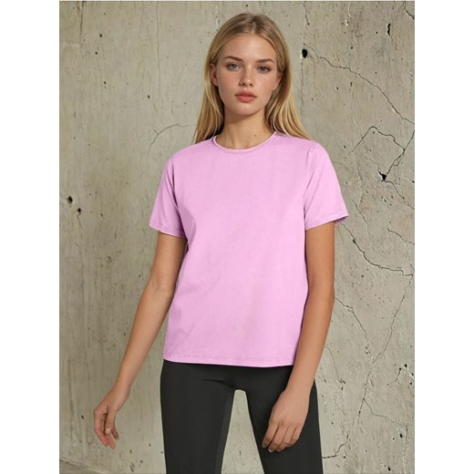 Sinsay - Koszulka z efektem sprania - różowy ze sklepu Sinsay w kategorii Bluzki damskie - zdjęcie 184940945