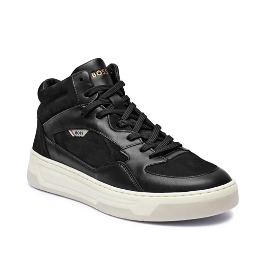 BOSS BLACK Skórzane sneakersy Baltimore_Hito_numx ze sklepu Gomez Fashion Store w kategorii Buty sportowe męskie - zdjęcie 184941578