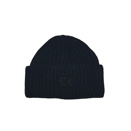 Calvin Klein Czapka ELEVATED | z dodatkiem wełny i kaszmiru ze sklepu Gomez Fashion Store w kategorii Czapki zimowe męskie - zdjęcie 184941729