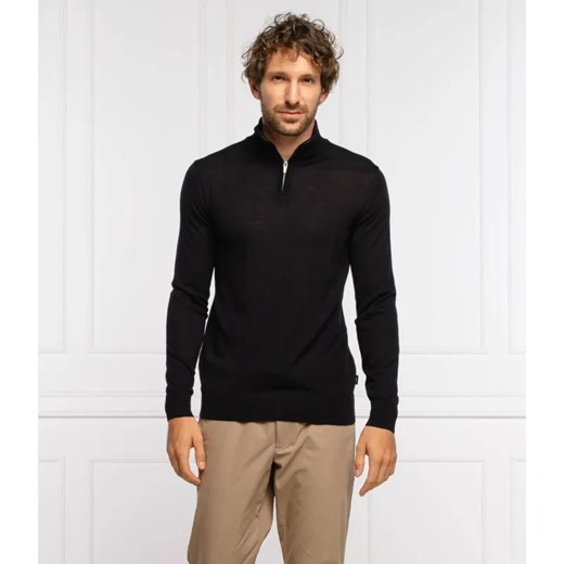 Emporio Armani Wełniany sweter | Regular Fit ze sklepu Gomez Fashion Store w kategorii Swetry męskie - zdjęcie 184941819
