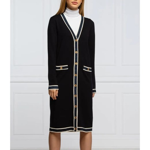 TORY BURCH Wełniany kardigan Madeline | Regular Fit ze sklepu Gomez Fashion Store w kategorii Swetry damskie - zdjęcie 184941945