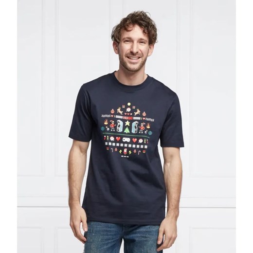 HUGO T-shirt Dxmas | Regular Fit ze sklepu Gomez Fashion Store w kategorii T-shirty męskie - zdjęcie 184942237