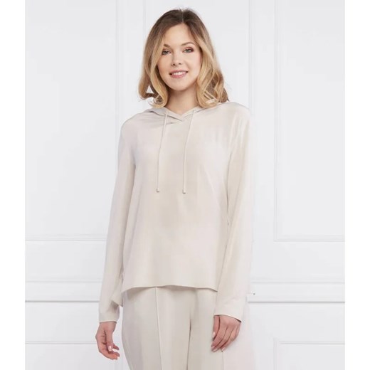 MM Bluza | Regular Fit | z dodatkiem jedwabiu ze sklepu Gomez Fashion Store w kategorii Bluzy damskie - zdjęcie 184942339