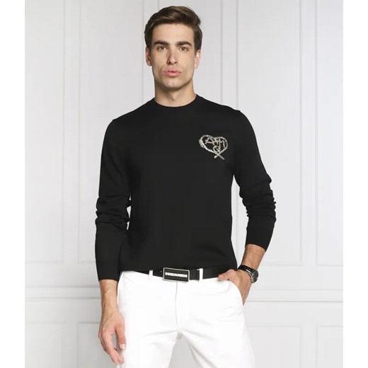 Alexander McQueen Sweter | Regular Fit ze sklepu Gomez Fashion Store w kategorii Swetry męskie - zdjęcie 184942548