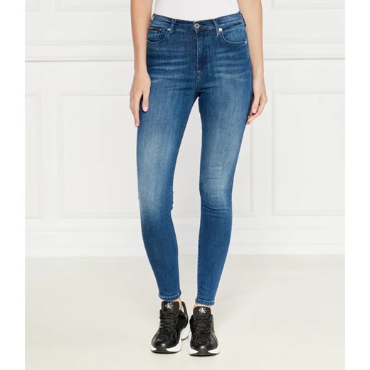 Tommy Jeans Jeansy SYLVIA HR | Super Skinny fit | high waist ze sklepu Gomez Fashion Store w kategorii Jeansy damskie - zdjęcie 184943077